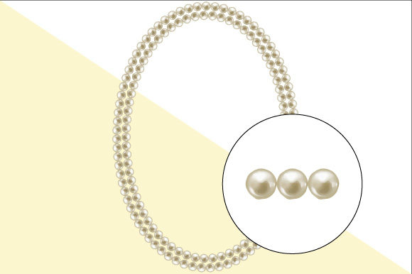 Download Frame Pearls Background Oval-Shaped - Oval Collection