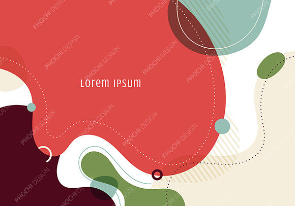 Download Abstract Trendy Organic Shape Forms Line - Premium Resources