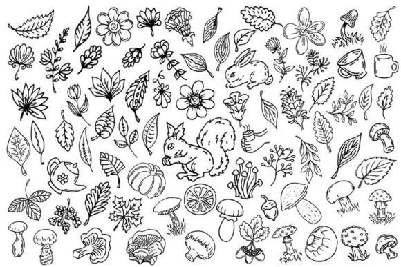 Download Outline Doodle Illustrations - Outline Collection