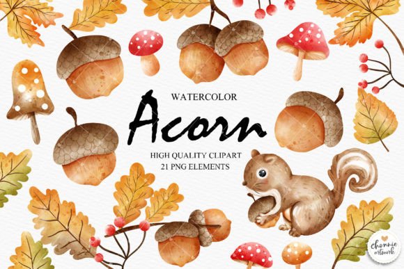 Download Acorn Clipart, Autumn Leaves Clipart - Leaves clipart Collection