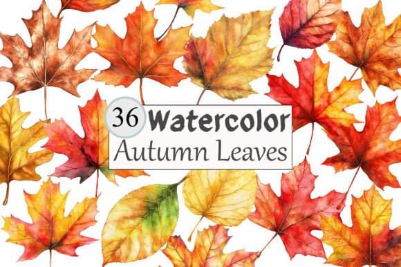 Download Watercolor Autumn Leaves Clipart - Leaves clipart Collection