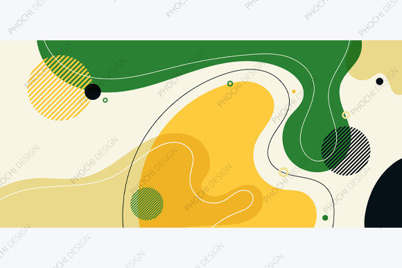 Download Abstract Trendy Organic Shape Forms Line - Premium Resources