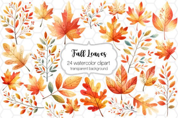 Download Fall Leaves Clipart Bundle PNG Designs - Leaves clipart Collection